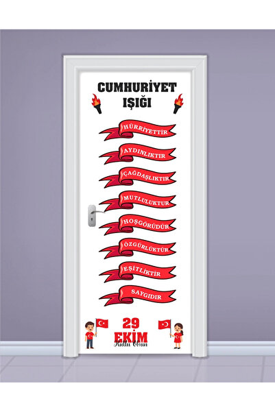 heptex 29 Ekim Kapı Süsleme Stickerları