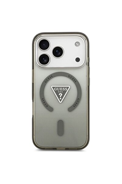 Guess iPhone 17 Pro Original IML Gradient Triangle Logo MagSafe, Kaki