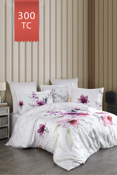 VAROL Королівський сатеневий двоспальний комплект постільної білизни 300TC - ...