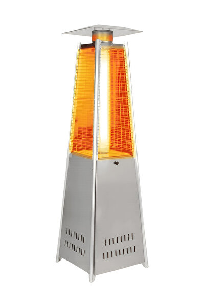 TOSCANA U مدفأة غاز خارجية وسخان مع أنبوب زجاجي كوارتز للحدائق الخارجية والمطاعم