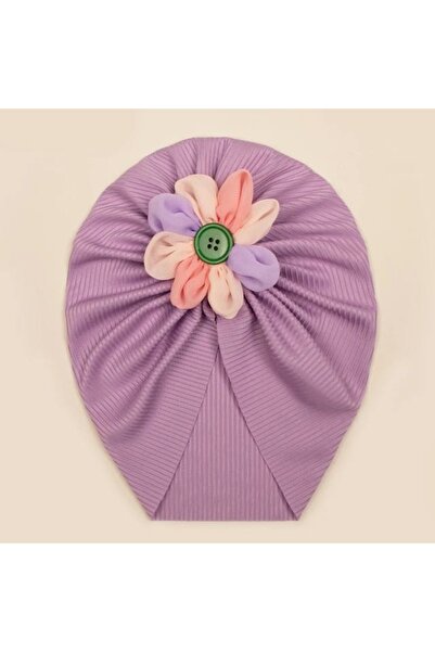 Superbaby Turban hat with multicolored flower
