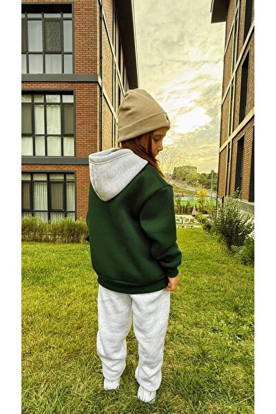 KIZ-ERKEK ÇOCUK UNISEX KAPŞONLU TAKIM
