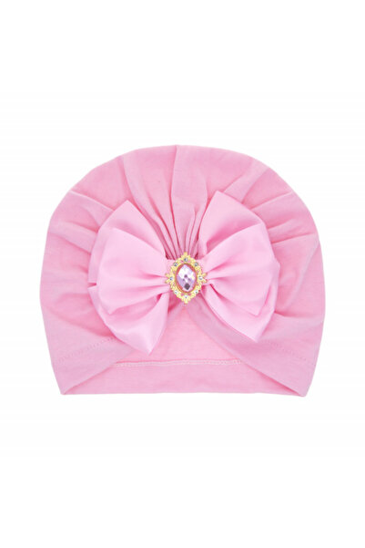 Bebelul Turban hat with satin bow applique - Queen