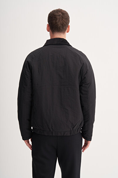 Cazador Premium Crinkle Fabric Regular Fit Coat-13190