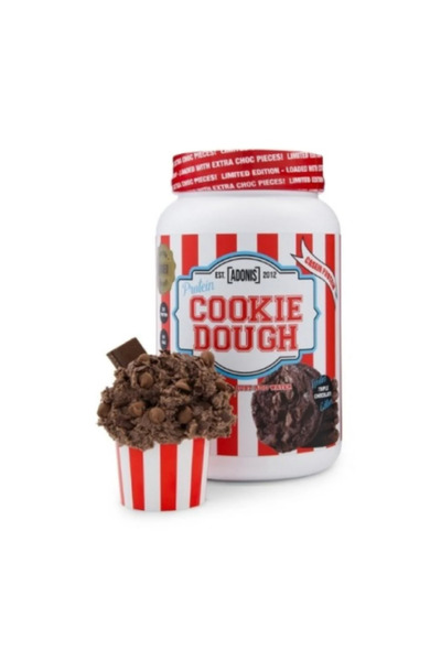 Melon عجينة كوكيز غنية بالبروتين - بنكهة الشوكولاتة الثلاثية - 1 كجم (20 حصة)