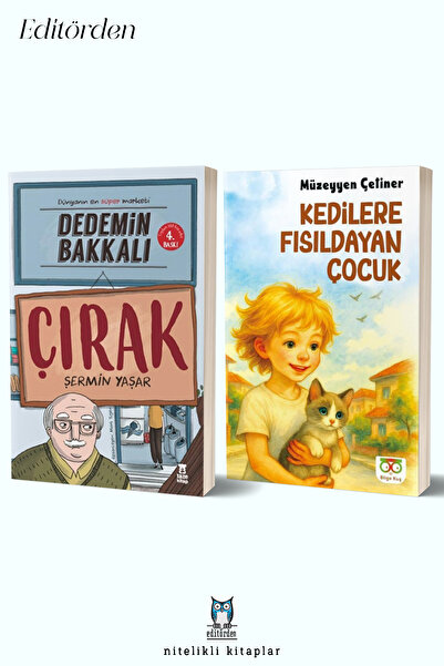 Bilge Kuş Yayınları Dedemin Bakkalı Çırak - Kedilere Fısıldayan Çocuk