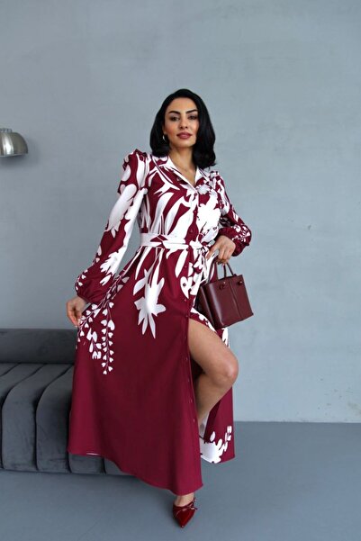 suphias Atlas Fabric Dress(Sash Included)