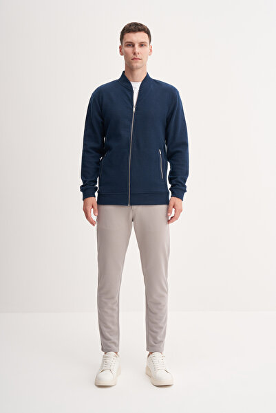 Cazador Jakar Yan Cepli Kalın Kumaş Regular Fit Premium Coll. Yaka Sweat Hırk...