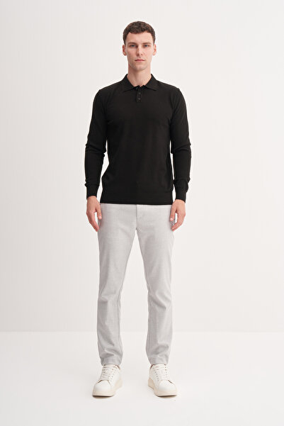 Cazador Slim Fit Soft Touch Basic Polo Yaka Kazak-33265