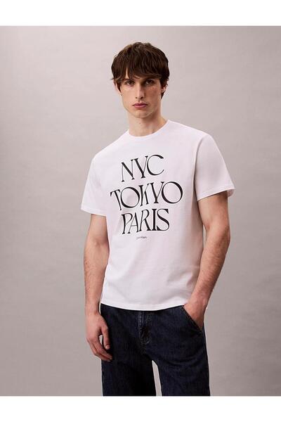 Calvin Klein Ανδρικό Κοντομάνικο Μπλουζάκι: Μπλουζάκι με Γραφικό Σχέδιο Πρωτα...