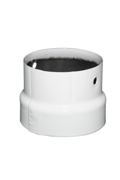 OEM Reductie evacuare fum, tabla emailata, FI, 130 - 120 mm, alb lucios