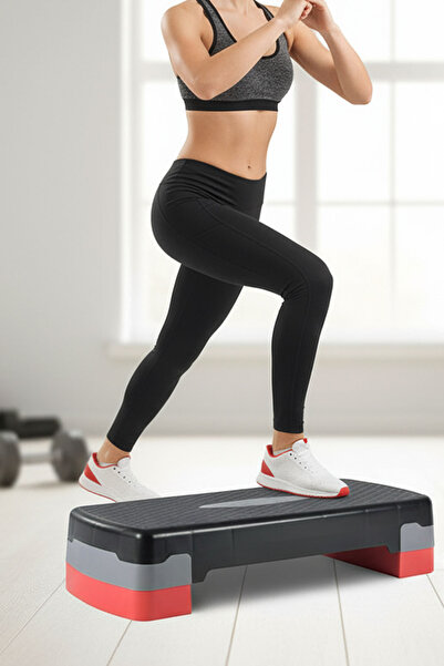 Delta Step Tahtası 2 Kademeli – Aerobik Step Board, Kardiyo Egzersiz, Evde Spor Fitness Aleti