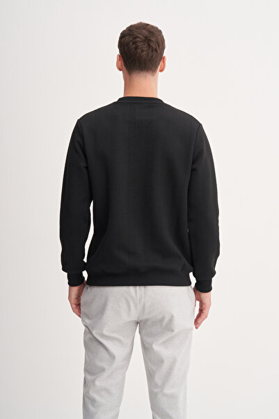 Cazador Φούτερ με καπιτονέ ζακάρ με σχέδιο ψαροκόκαλο-53395