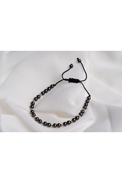 OEM Bracelet with hematite and 585 14k gold beads