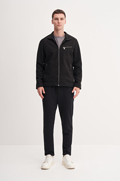 Cazador Premium Regular Fit Κασετένιο Ύφασμα Παλτό-13290