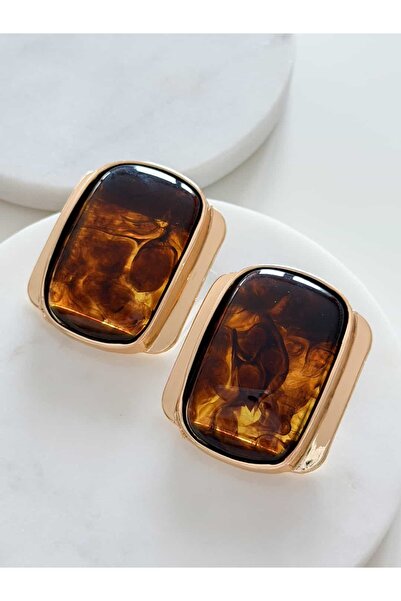 CHARMLUCKY Steel Fern Earrings