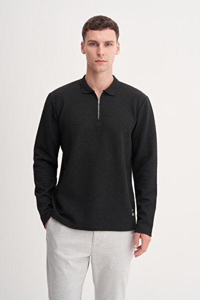 Cazador Φούτερ Premium με καπιτονέ ζακάρ με σχέδιο μπακλαβά-53420