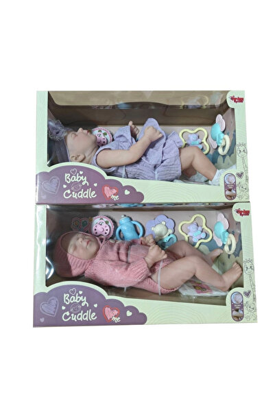 Belle Fusion Mey İthalat® KNG-902-5 905-2 KUT 43 CM GERÇEKÇİ BEBEK VE