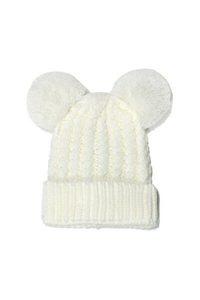 Superbaby White crocheted hat for girls - Lolita