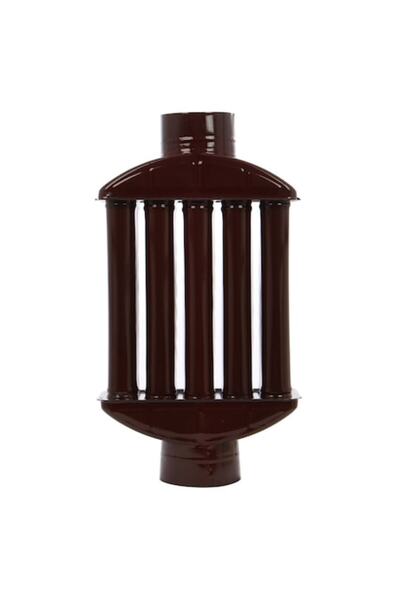 OEM Burlan recuperator patrat, tabla emailata, 120 x 650 mm, maro lucios