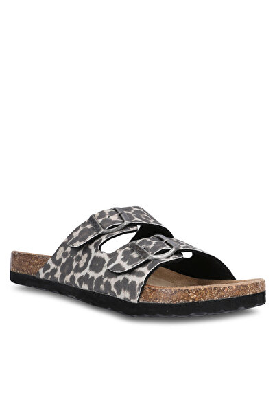 CRUZ Γυναικείες σαγιονάρες μπεζ CRUZ-CR151945 8002 LEOPARD