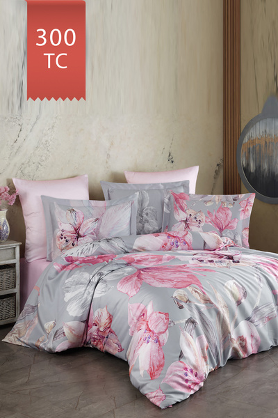 VAROL Королівський сатеневий двоспальний комплект постільної білизни 300TC - ...