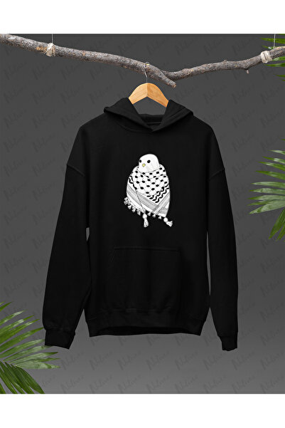 Nulivez هودي كبير الحجم للجنسين بتصميم فلسطيني مطبوع عالي الجودة