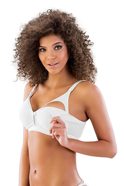 kapsulavm White Mi Emay 116 B Maternity Nursing Bra