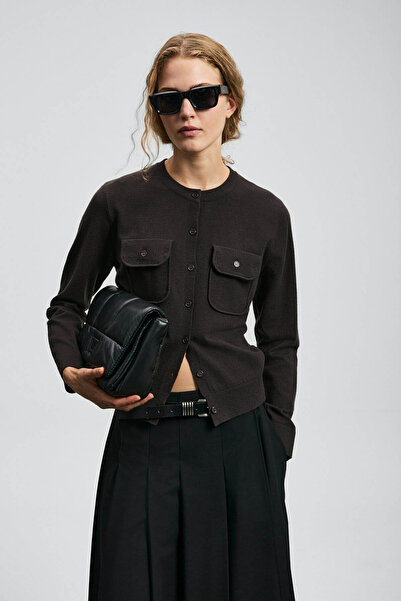 Lufian Zendaya Kahverengi Kadın Hırka 122100006