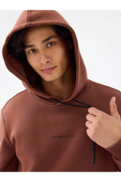 Loft Regular Fit Brown Men's Sweatshirt Lf2034269