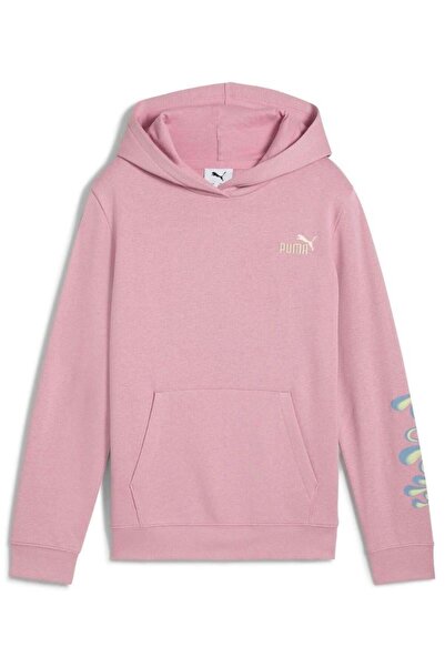Puma TWEENERVERSE Качулка - Розова блуза с качулка - Pembe
