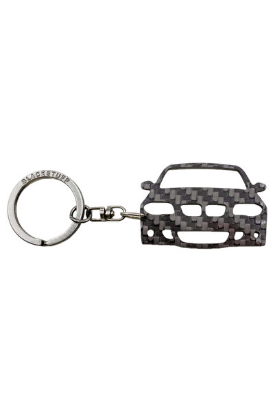 BlackStuff Suport pentru breloc din fibră de carbon, compatibil cu seria 1 E8...