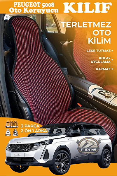 STS Oto Aksesuar غطاء مقعد سيارة من القماش المنسوج من سلسلة RED PRESTIGE متوا...