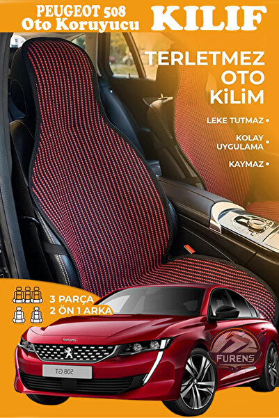 STS Oto Aksesuar غطاء مقعد سيارة بيجو 508 متوافق مع سلسلة كريستال بريستيج، مص...