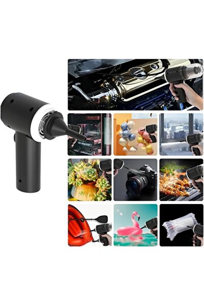 Generic 3 in 1 Portable Vacuum Cleaner Duster Blower Air Pump Wireless Handheld Clean Microscopic dust