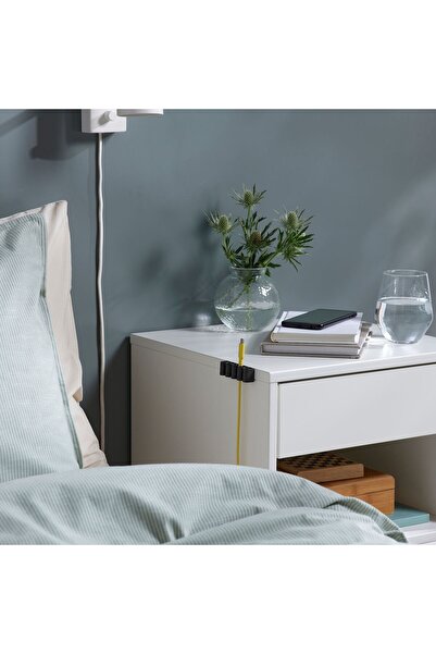 IKEA KALKSTUFF Cable Holder, Set of 3, Dark Grey