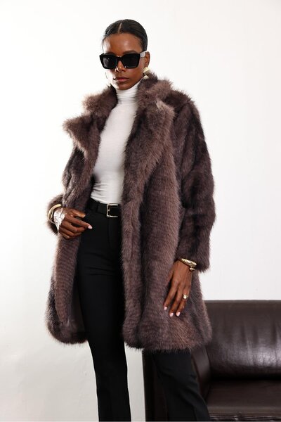 5in1Canpolat Mink Midi Length Volume Fur