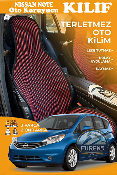 STS Oto Aksesuar غطاء مقعد سيارة نيسان نوت متوافق مع سلسلة كريستال بريستيج، م...