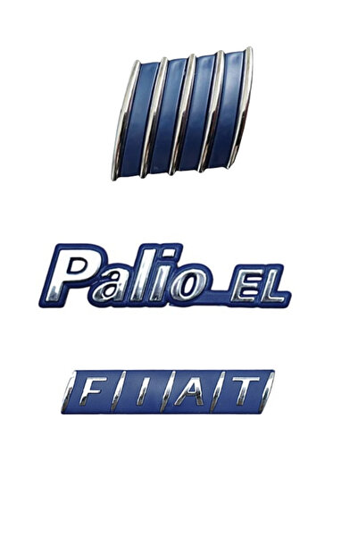 MEFAUTO Fiat Palio El Uyumlu Ön Panjur Bagaj Yazı Arma Seti