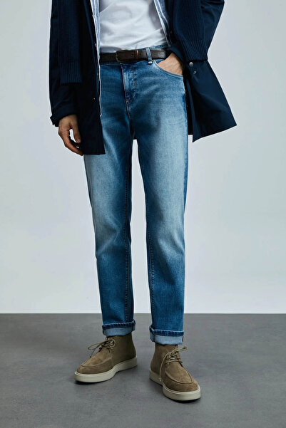 Lufian 111200189 Mattias Smart Jean Ανδρικό Παντελόνι Slim Fit Ανδρικό Τζιν Π...