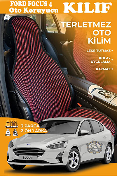 STS Oto Aksesuar غطاء مقعد سيارة فورد فوكس 4 متوافق مع سلسلة كريستال بريستيج،...