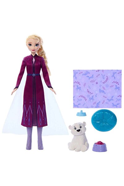 Disney Frozen Disney Karlar Ülkesi Elsa Bebek ve Yavru Kutup Ayısı Figür Seti J