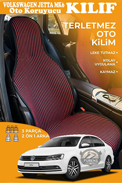 STS Oto Aksesuar غطاء مقعد سيارة فولكس فاجن جيتا Mk6 متوافق مع سلسلة كريستال ...