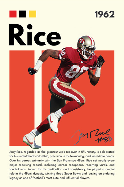 hediyeniburadabul SAB Design Amerikan Futbolu NFL American Football Temalı Ahşap Poster Serisi 15x21cm 19