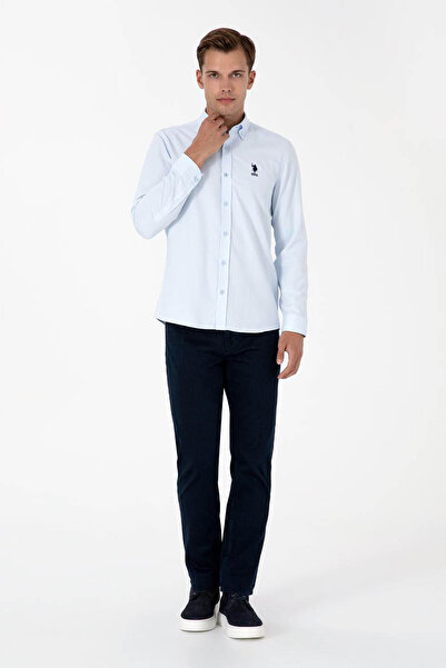 U.S. Polo Assn. Nova025K Açık Mavi Erkek Gömlek 2225592