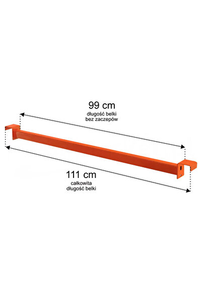 Other Mega-M HL G-110 cm crossbeam, 5 cm crossbeam for orange N plate