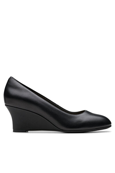 CLARKS Γυναικεία ημιμπότα μαύρα CLARKS-26180043 318 ΜΑΥΡΟ ΔΕΡΜΑ