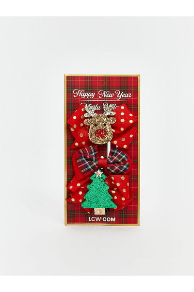 LC Waikiki New Year's Themed Girl's Buckle Set of 3