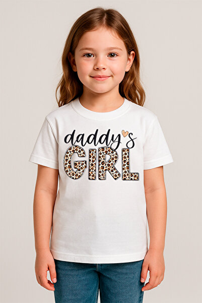 SVART WEAR تي شيرت للأطفال مطبوع عليه Daddys Girl Daughter of Dad مصنوع من ال...