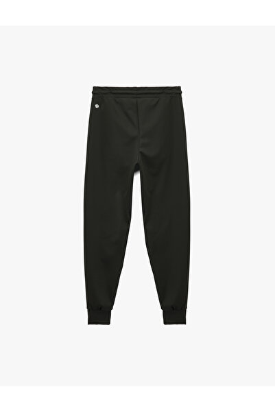 Koton Pantaloni de sport cu talie foarte înaltă, cu detaliu de buzunar